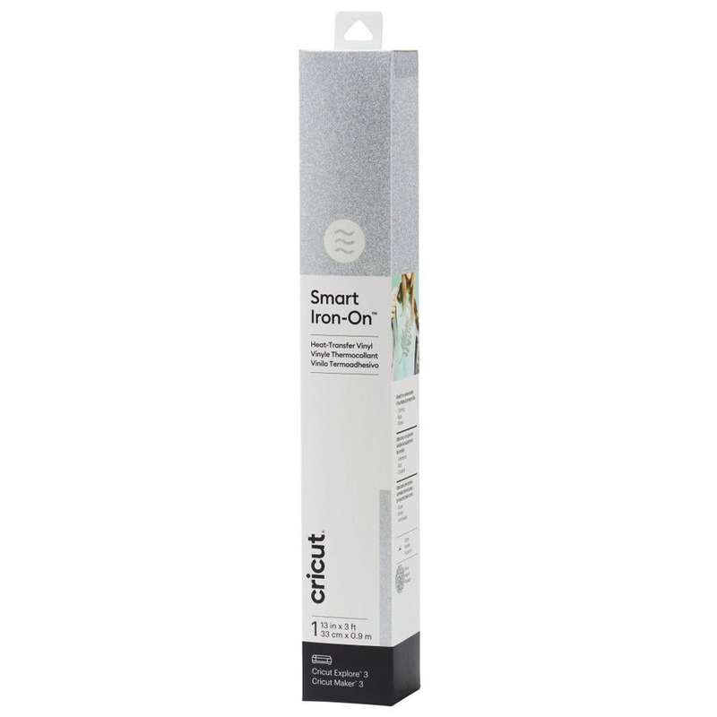 2009061: Cricut Smart Iron-on 33x91cm 1 sheet (Glitter White)