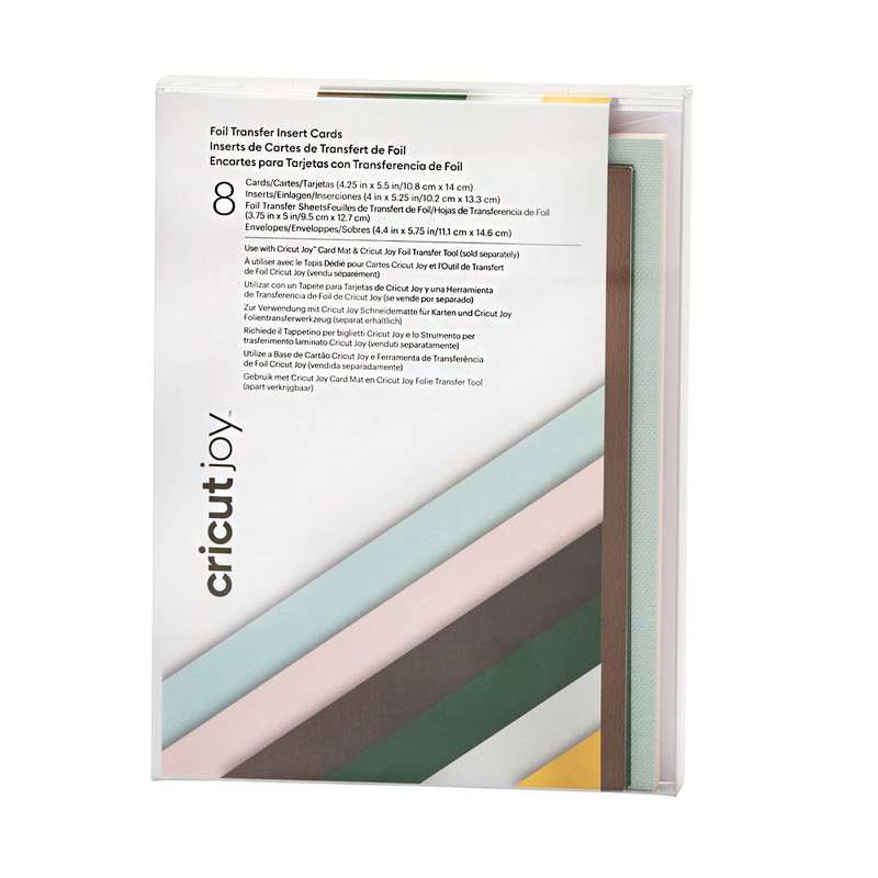 2009206 - Cricut Insert Cards Foil Forest R20 (10;8 Cm X 14 Cm) 8-Pack