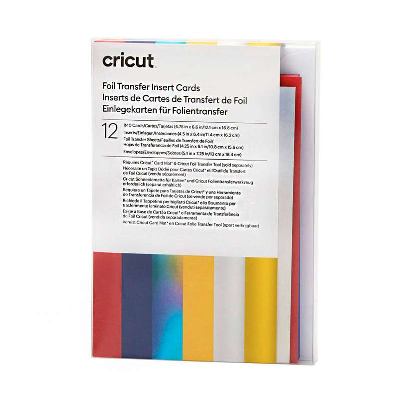 2009477 - Cricut Insert Cards Foil Celebration R40 (12;1 Cm X 16;8 Cm) 12-Pack