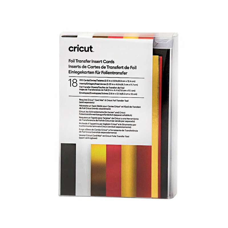 2009479 - Cricut Insert Cards Foil Royal Flush R10 (8;9 Cm X 12;4 Cm) 18-Pack