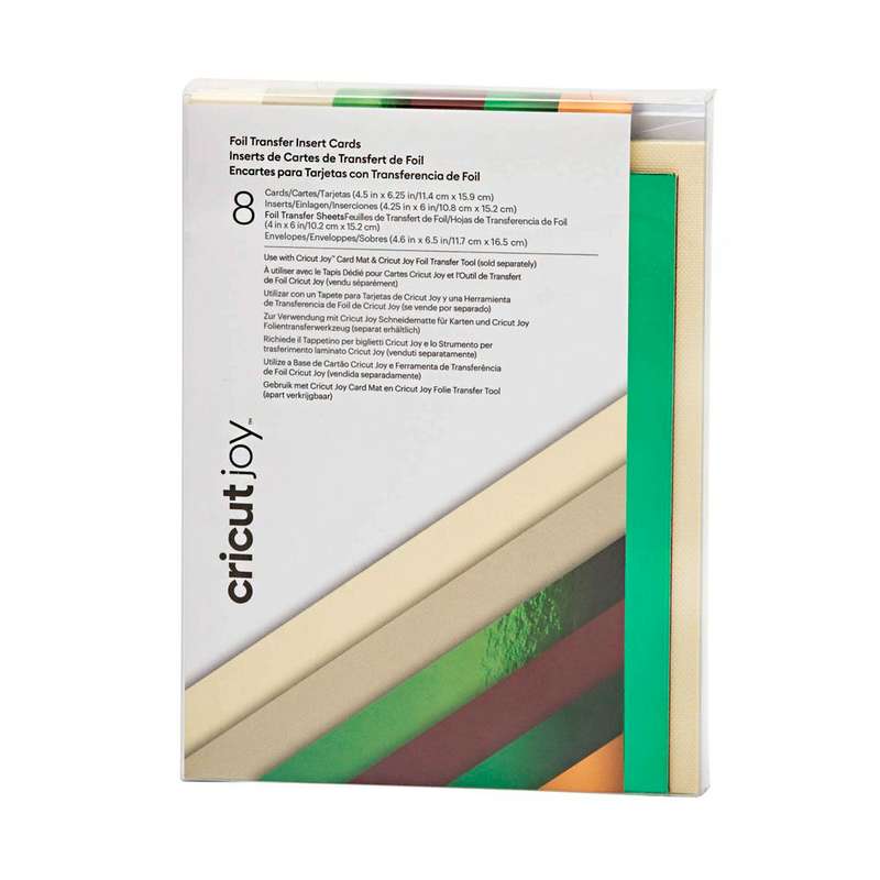 2009209 - Cricut Insert Cards Foil Cameron R30 (11;4 Cm X 15;9 Cm) 8-Pack