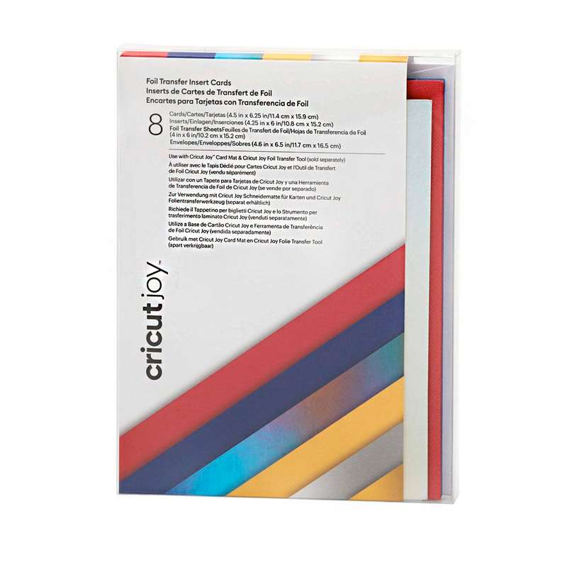 2009207 - Cricut Insert Cards Foil Celebration R30 (11;4 Cm X 15;9 Cm) 8-Pack
