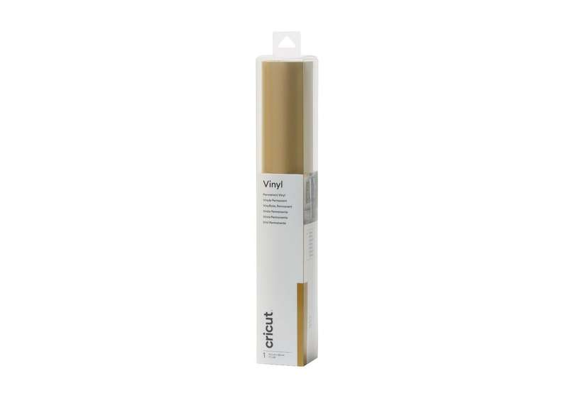 2007715 - Cricut Premium Vinyl Permanent 30x120cm (Gold) .