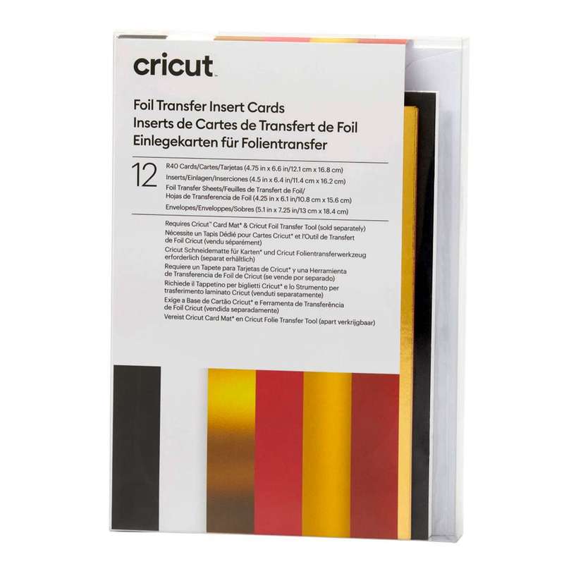 2009480 - Cricut Insert Cards Foil Royal Flush R40 (12;1 Cm X 16;8 Cm) 12-Pack