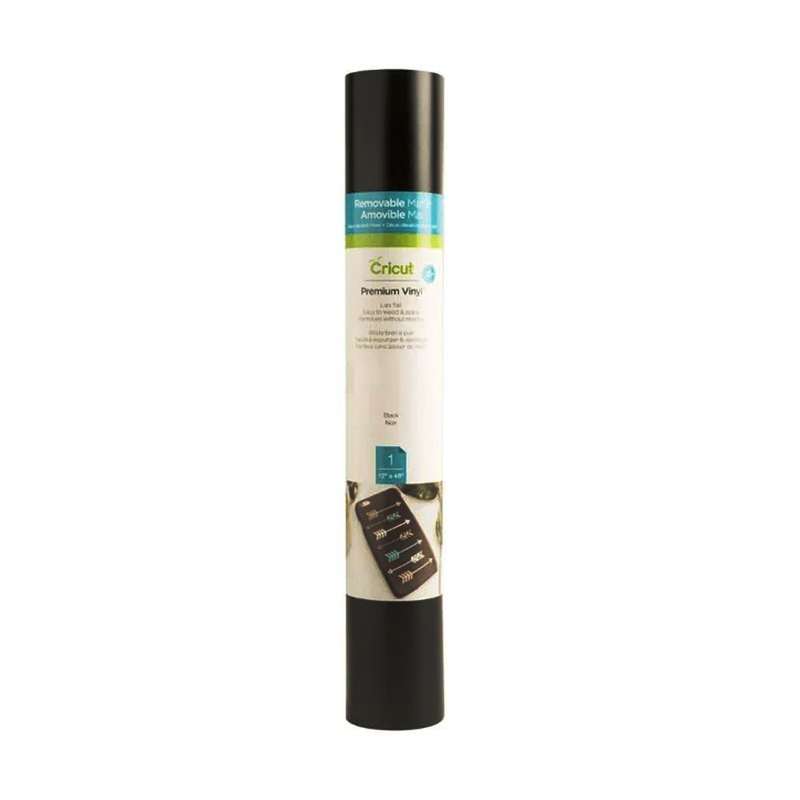 2004296: Cricut Premium Vinyl Removable 30.5 cm x 122 cm (Black)
