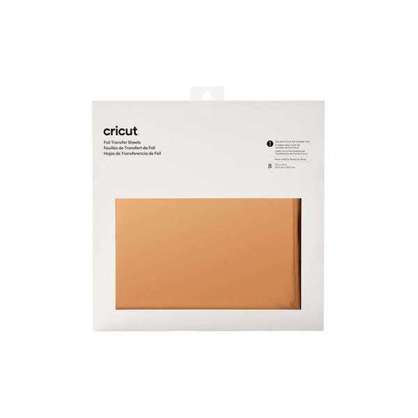 2008720 - Cricut Transfer Foil Sheets 30x30cm 8 sheets (Rose Gold) .