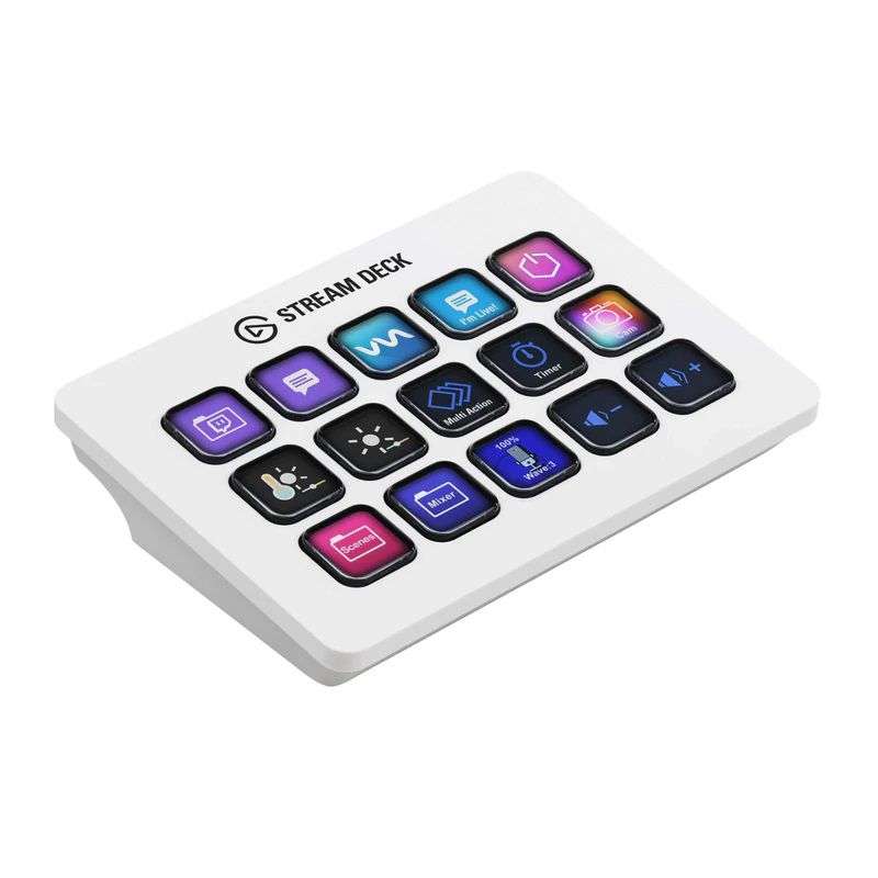 Elgato Stream Deck MK.2 - Tactile Control Interface; 15 Customizable LCD Keys
