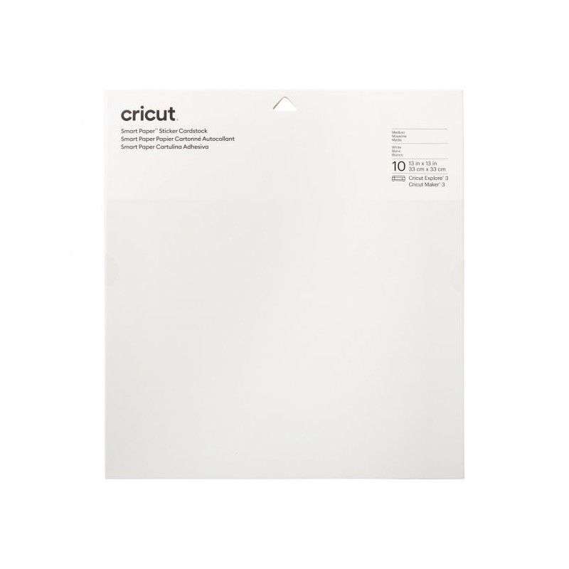 2008317 - Cricut Smart Sticker Cardstock 33x33cm 10 sheets (White)