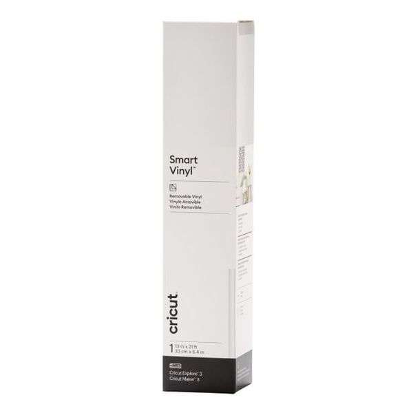 2008649: Cricut Smart Vinyl Removable 33X640Cm 1 Sheet (White)