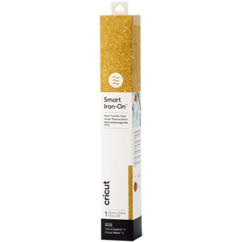 2008673 - Cricut Smart Iron-on 33x91cm 1 sheet (Glitter Gold)