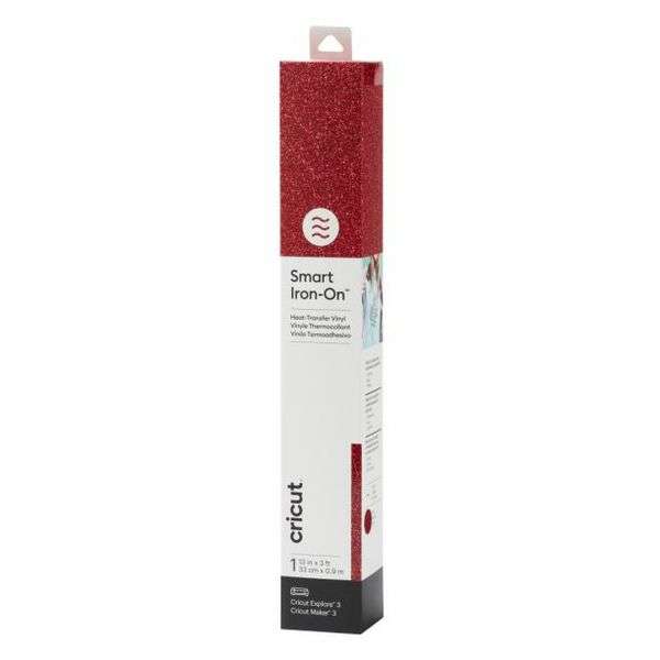 2008675: Cricut Smart Iron-on 33x91cm 1 sheet (Glitter Red)