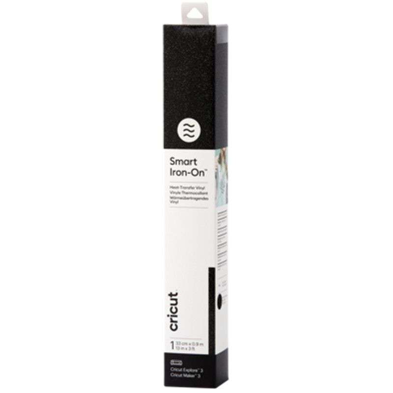 2008672: Cricut Smart Iron-on 33x91cm 1 sheet (Glitter Black)