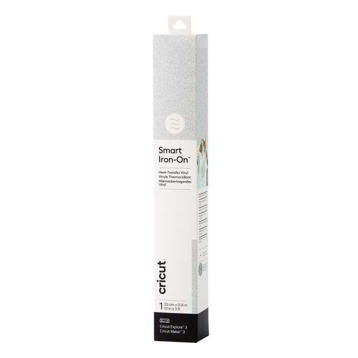 2008676 - Cricut Smart Iron-on 33x91cm 1 sheet (Glitter Silver)