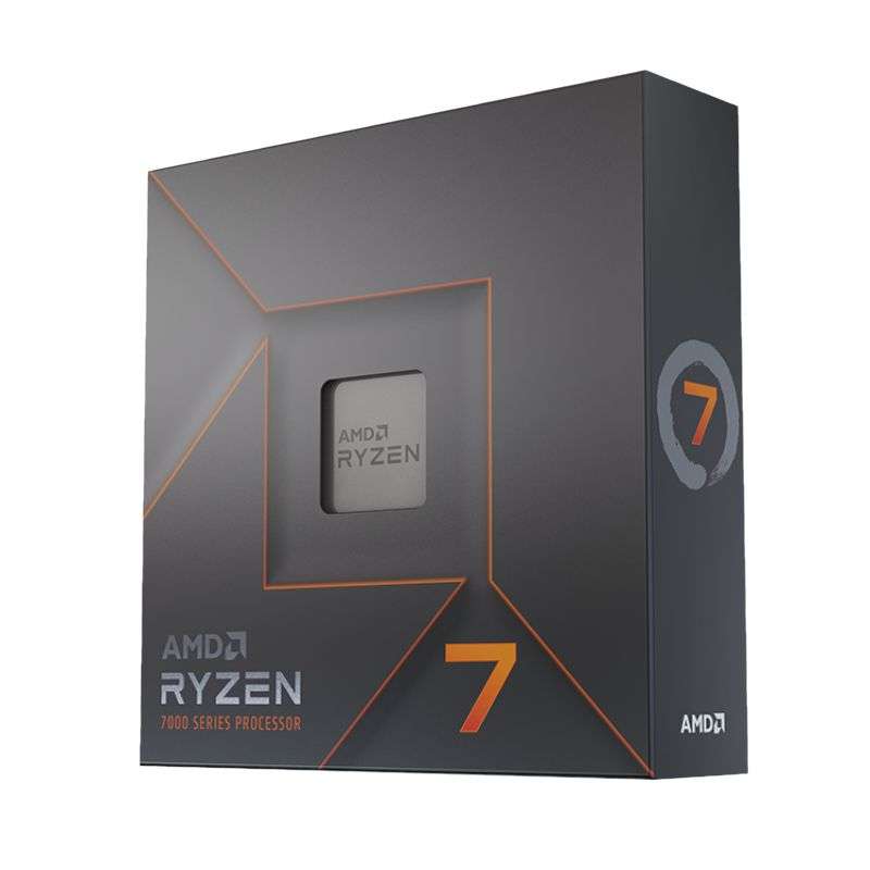 AMD Ryzen 7 7700x 5nm SKT AM5 CPU; 8 Core/16 Thread Base Clock 4.5GHz; Max Boost Clock 5.0GHz 40M...