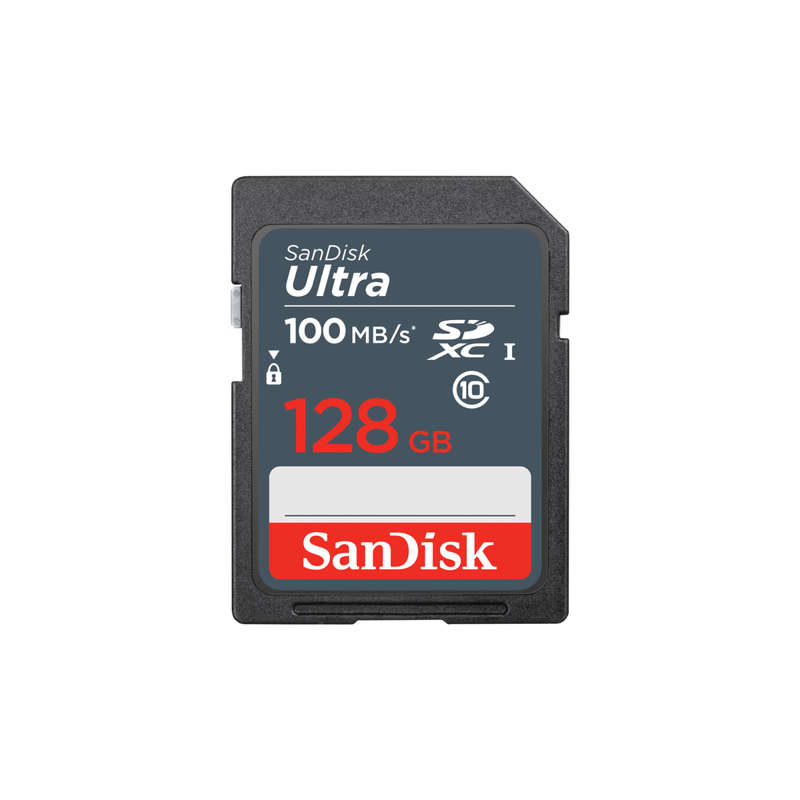 SANDISK ULTRA 128GB SDXC MEMORY CARD 100MBS
