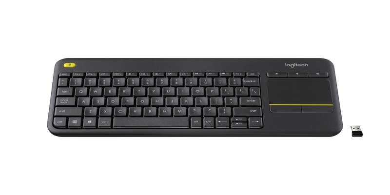 Logitech K400 Plus Wireless Touch Keyboard - Dark Grey