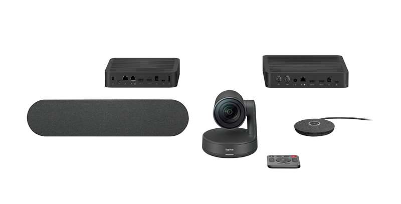 Logitech VC Rally System -HD ConferenceCam - 1 x Speaker; 1 x Mic Pod; Table Hub; Display Hub; 2 ...