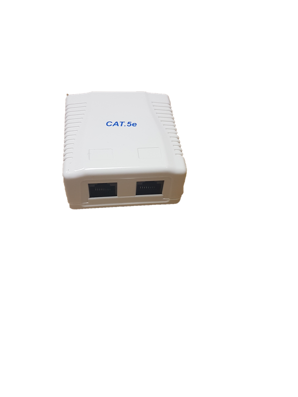 RCT- CAT5 WALLBOX DUAL PORT