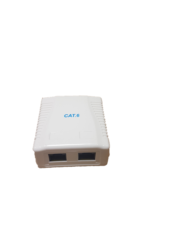 RCT- CAT6 WALLBOX DUAL PORT