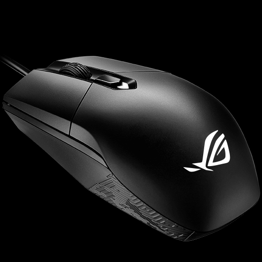 Lightweight optical MOBA gaming mouse with an ergonomic-ambidextrous design featuring Aura Sync R...