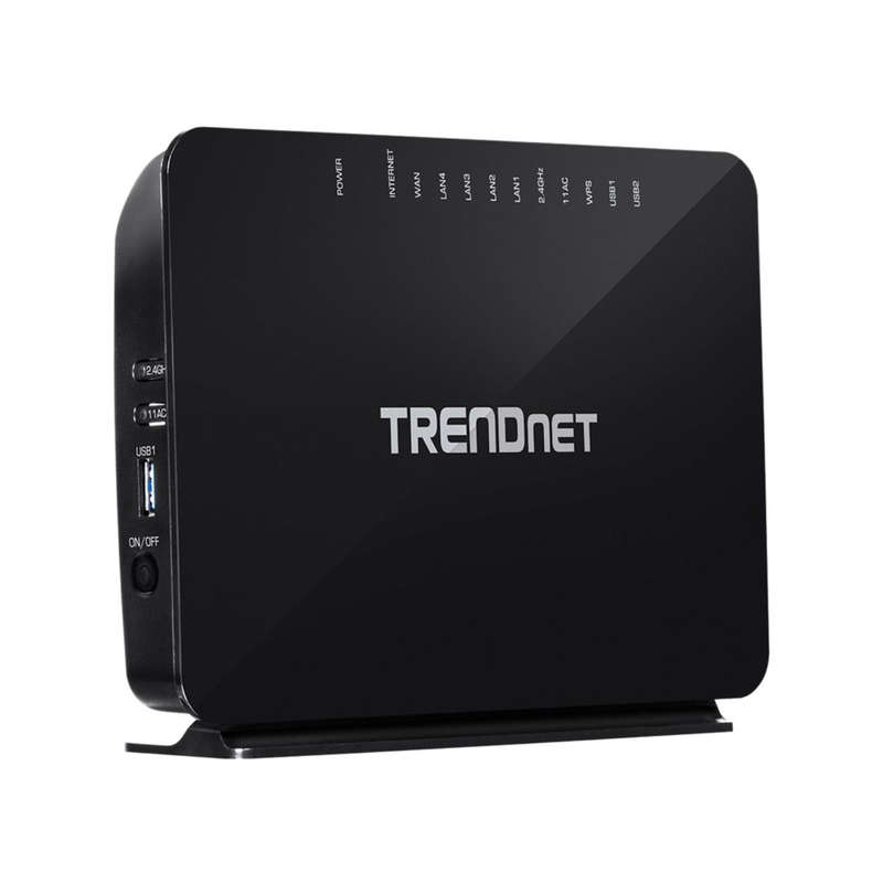 TRENDNET AC750 DUAL BAND WIRELESS VDSL2/ADSL2+ MOD