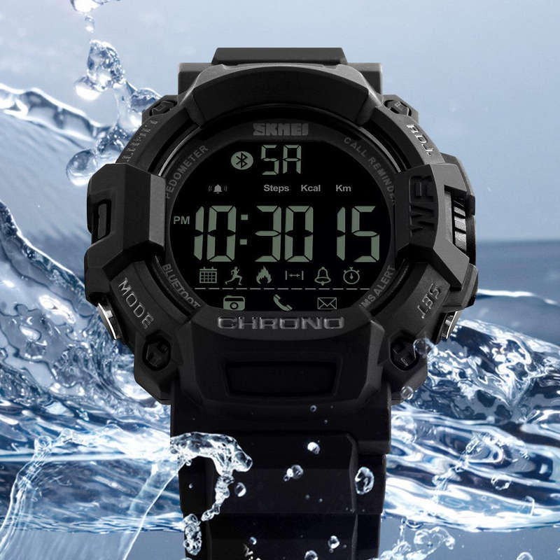 SKMEI 1249 Waterproof  Alarm Bluetooth Sports Watch