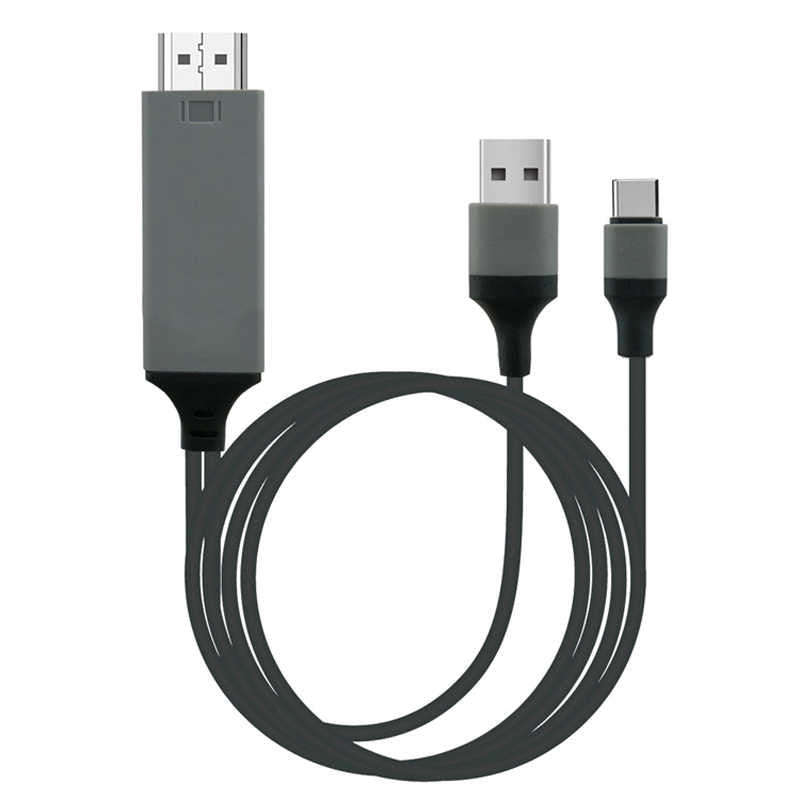 2M Type C Cable Android Phone to TV Adapter USB C HDTV Video Link For Dell ASUS Samsung S21 S20 S...