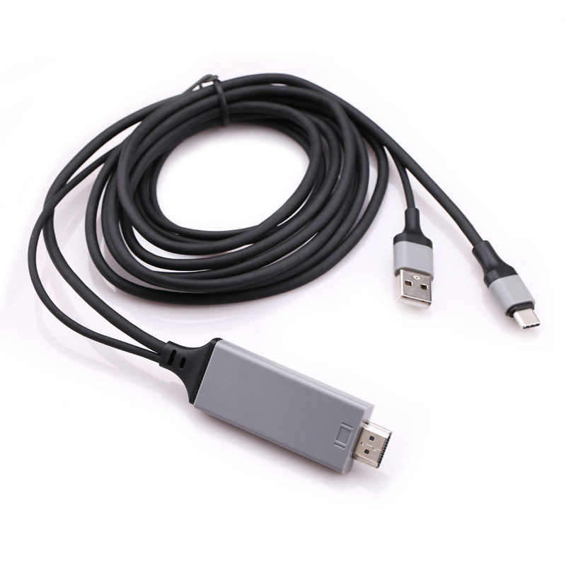 2M Type C Cable Android Phone to TV Adapter USB C HDTV Video Link For Dell ASUS Samsung S21 S20 S...