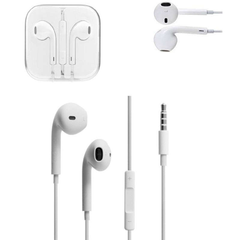 Iphone Replacement Generic Headset With Remote & Mic For Iphone And Other Smartphones