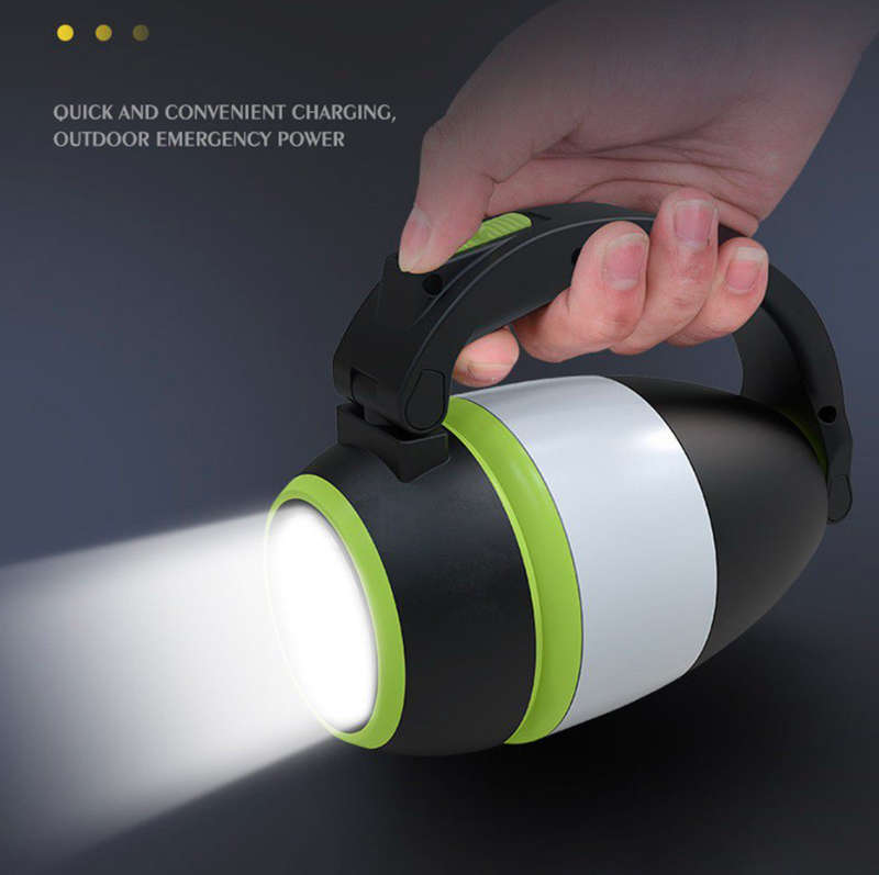3 in 1 Multifunction Rechargeable USB LED Camping Flashlight