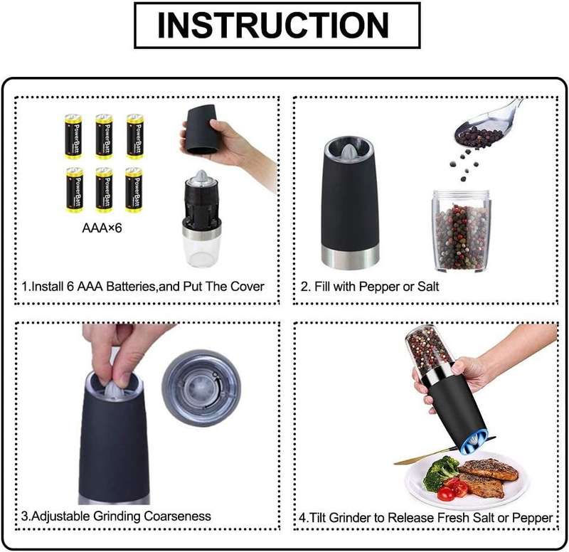 Electric Salt and Pepper Mill