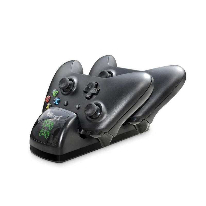MIMD Charging Dock for XBOX ONE/SLIM/X Dual Gaming Charger Stand for XBOXONE- Black