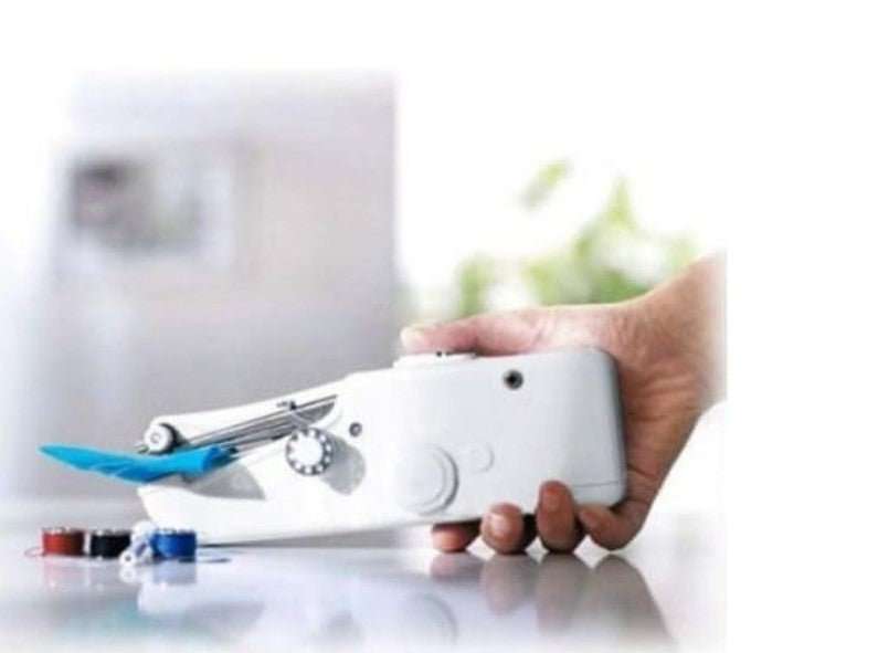 Mini Hand Held Sewing Machine - White