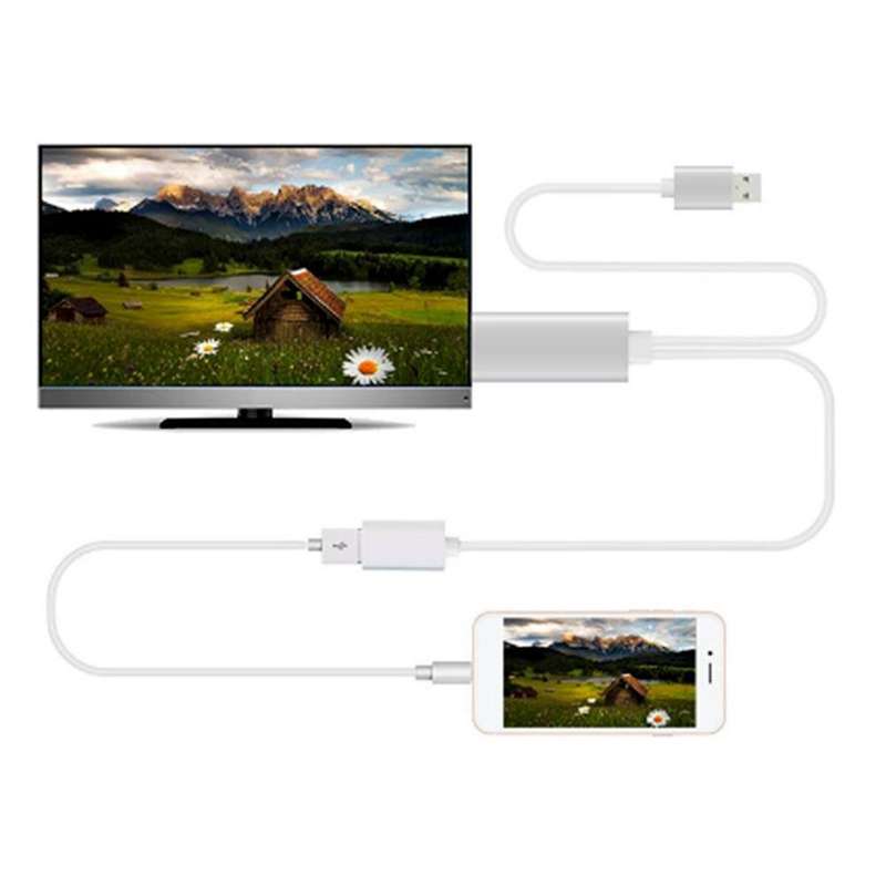 HDMI Cable HDTV TV Digital AV Adapter 2M USB HDMI 1080P Smart Converter Cable