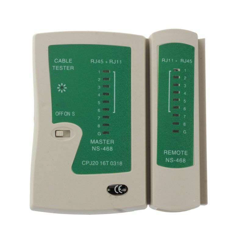 LAN Network/Phone Cable Tester RJ11, RJ12, RJ45, Cat5