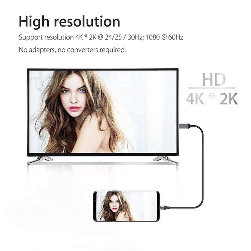 Type-C to HDMI HDTV 4K For Samsung Galaxy Note 8 9 S10+ Plus Type C To HDMI Cable Adapter