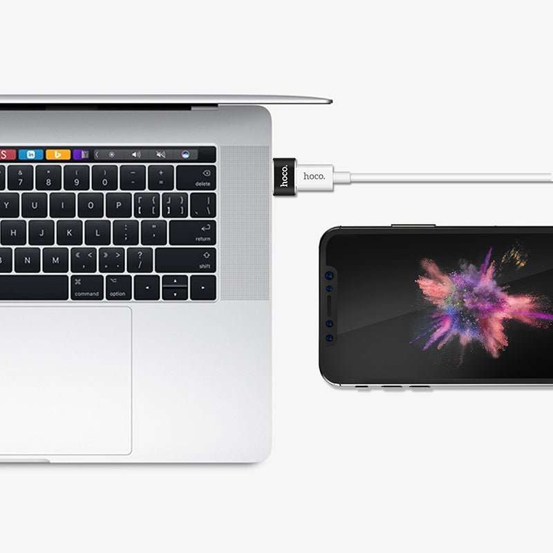 Usb to Type-c OTG Adapter USB-A to Type-C charging data transfer convertor - Hoco UA6