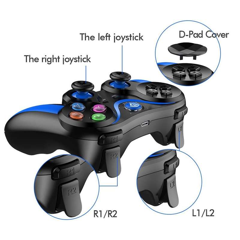 Wireless Bluetooth Gamepad Controller Joystick For Android -Ios - PC -PS3  VA-013
