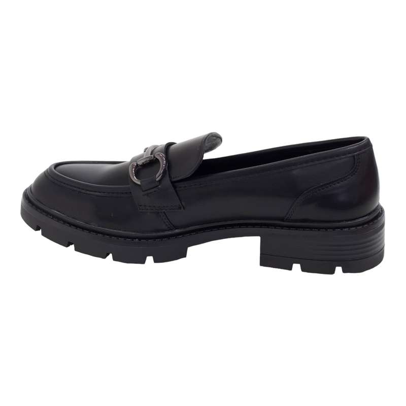 Franoli loafer chuncky with two circle black