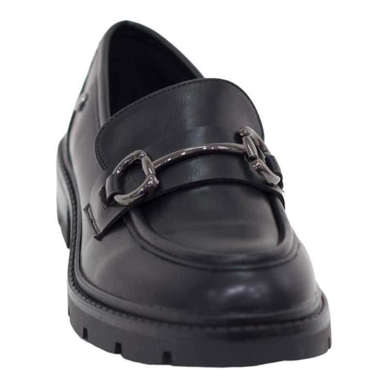 Franoli loafer chuncky with two circle black