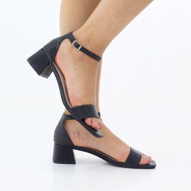 Elite 4.5cm block heel strappy sandal