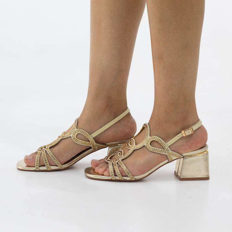 Lune diamante gladiator 5.5cm heel sandal