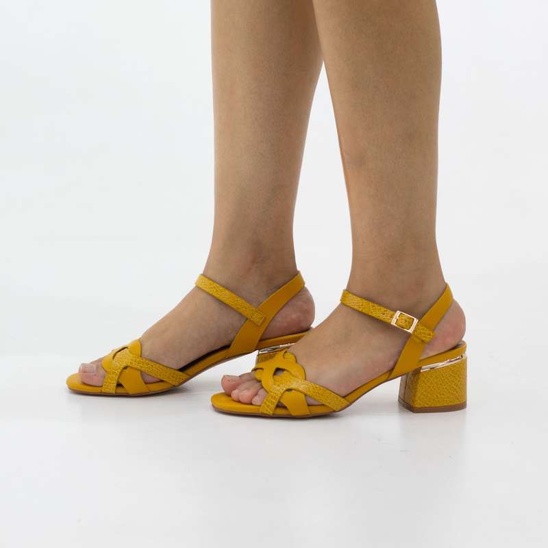 Denize one band ankle strap on 5cm heel sandal