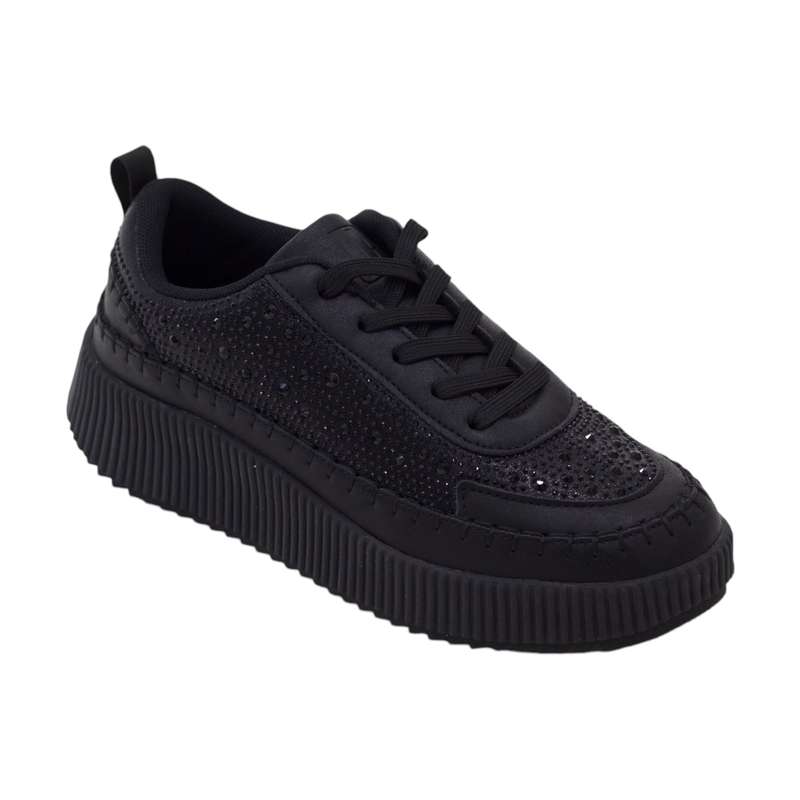 Anika studded casual lace-up sneaker