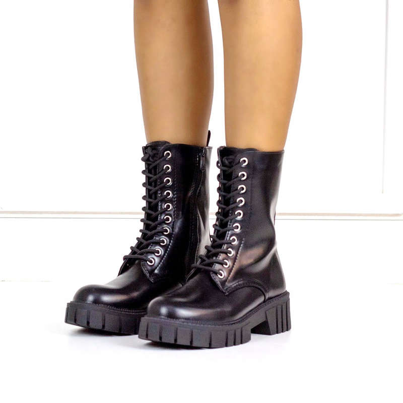 Jill lace up 880819 ankle boot black