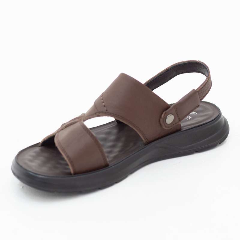 Marco mens cushion padded genuine leather sandal