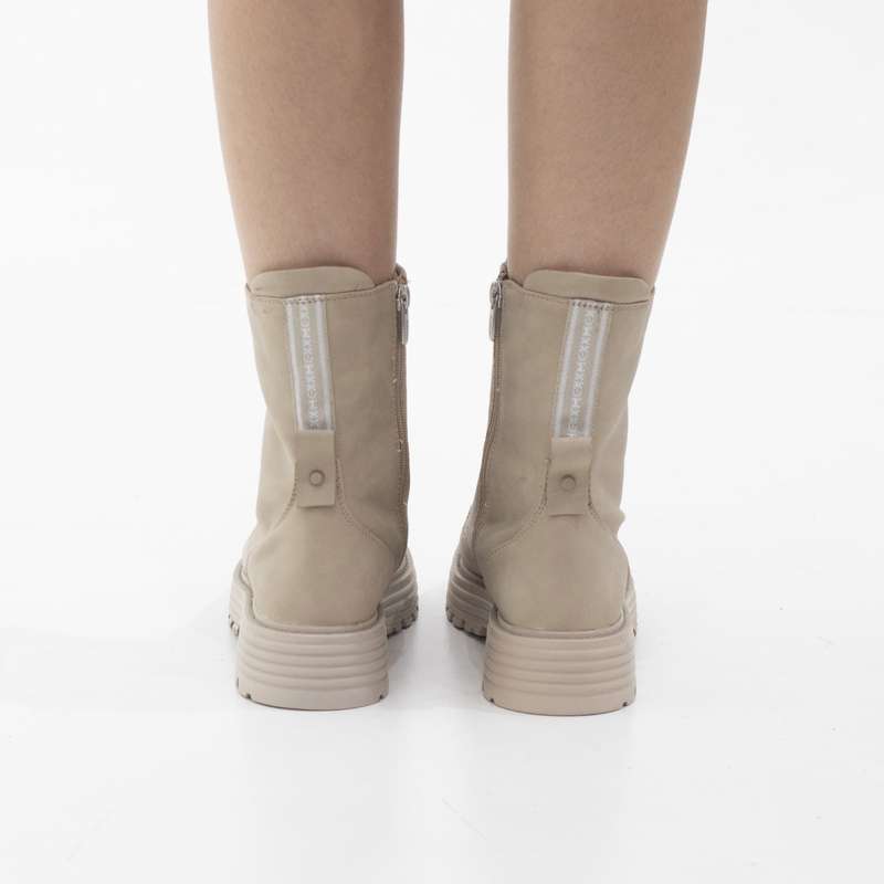 Mexx nubuck pu lace up boot beige