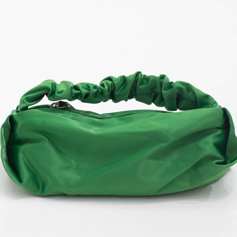 Adina silky mini bag green