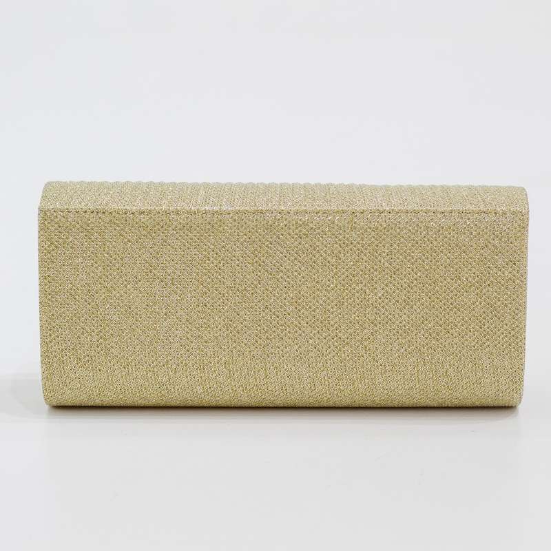 Smash chain sling diamante detailed clutch bag gold