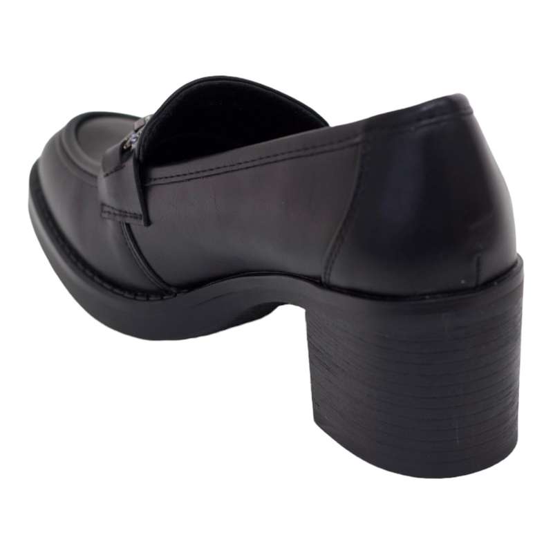 Juno brogue on a 6cm heel black